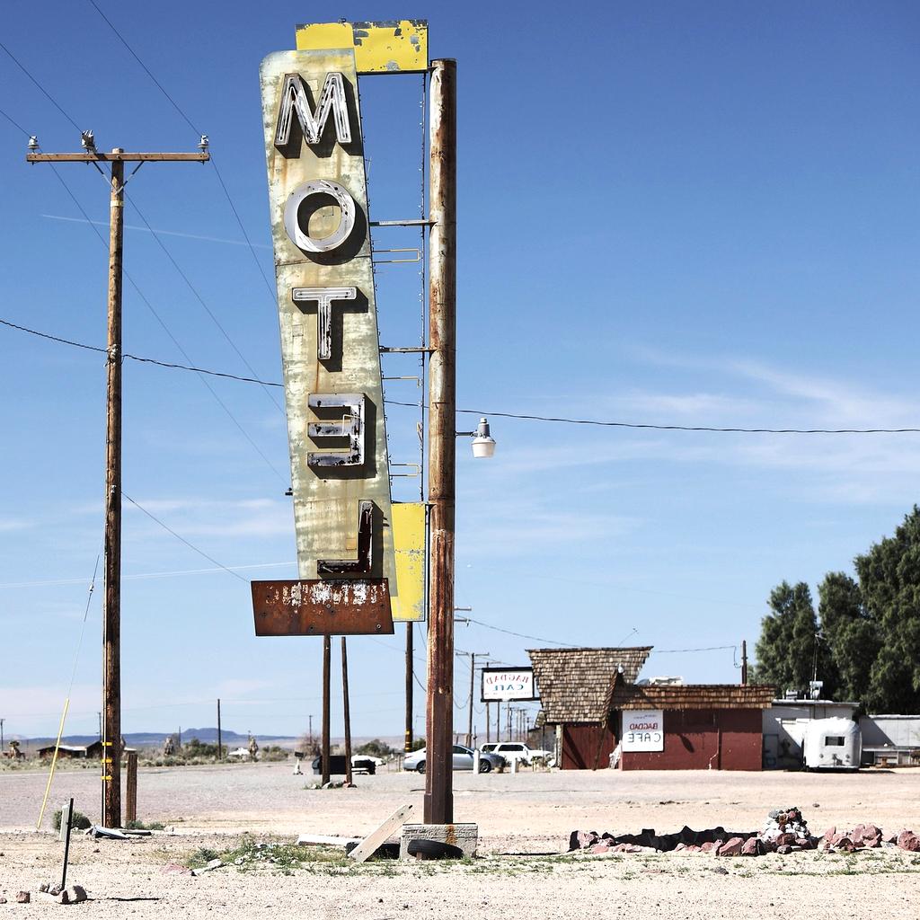 Modern coffee shop in city